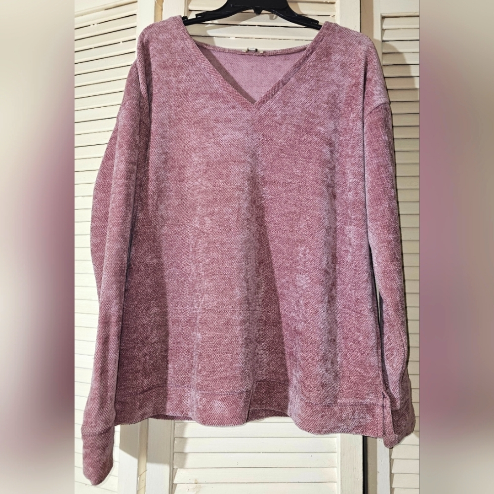 Kori blush pink top size large